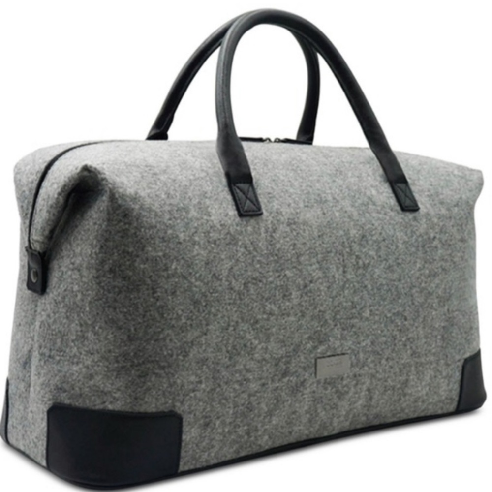 Hugo Boss Big Weekender Bag - Gray
